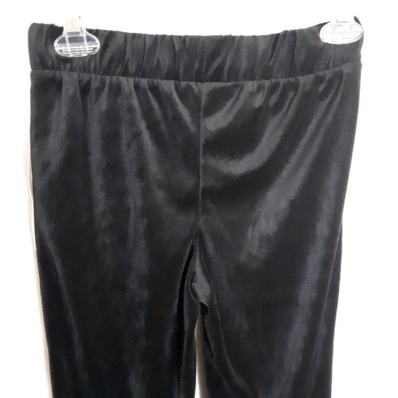 Juicy Couture Stretch Velour Leggings Black Size L (Girls 12-14) - Picture 3 of 6